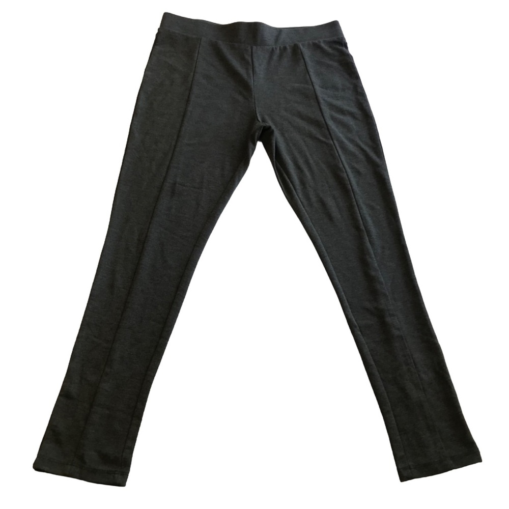 Dip stretchy straight gray trouser pants skinny ankle size L - Picture 3 of 6